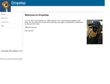 Tablet Screenshot of dropstep.org